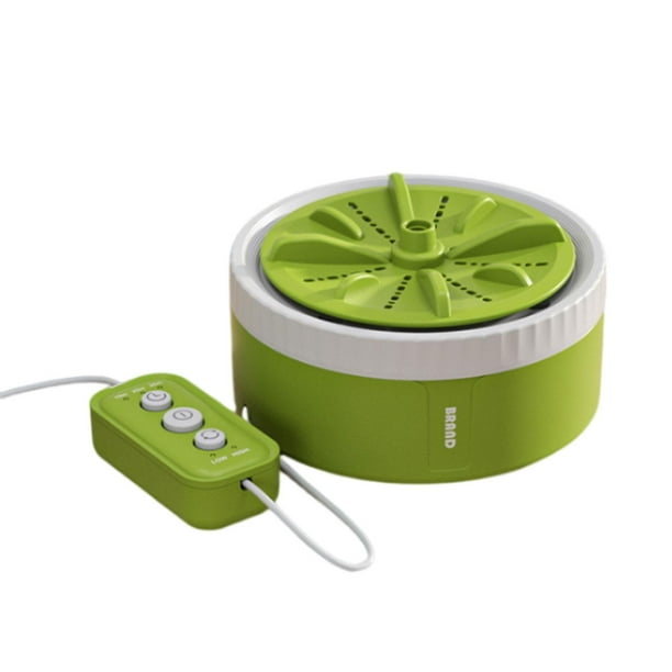 Mini Washing Machine Washer USB Powered Vibration Rugged Compact Green