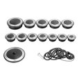 thumbnail image 2 of LOVIVER 13pcs CNC Aluminum Frame Cover Decorative Caps for R9T R NINE T 2014-2016, 2 of 8