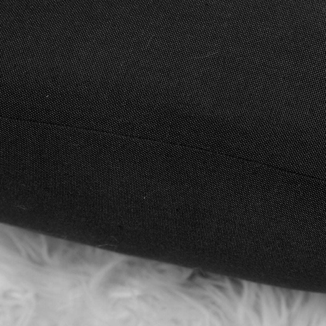 Unique Bargains 2-Pack Canvas Decorative Throw Pillow Cover 18" x 18" Black