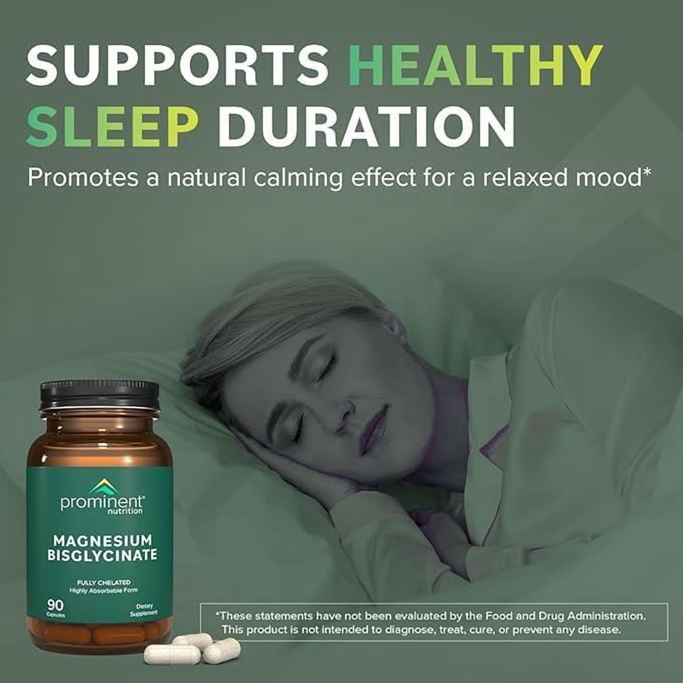 Prominent Nutrition Magnesium Bisglycinate Capsules, Brain Health Support, Magnesium Supplement, 240 mg, 45 Day Supply