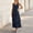 Navy women's boho maxi dress a1, variant on Uscallm Women's Sleeveless Maxi Dresses Round Neck Flowy Layered Boho Beach Vacation Casual Long Loose Sundresses Solid Summer Formal Dress, Black 2XL