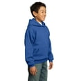 thumbnail image 4 of Port & Company Youth Core Fleece Pullover Hooded Sweatshirt-M (Royal), 4 of 6