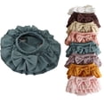 thumbnail image 2 of LYMAYTER Newborn Girls Soft Cotton Ruffle Skorts Shorts Baby Comfortable Diaper Covers Cute Casual Skirts, 2 of 8