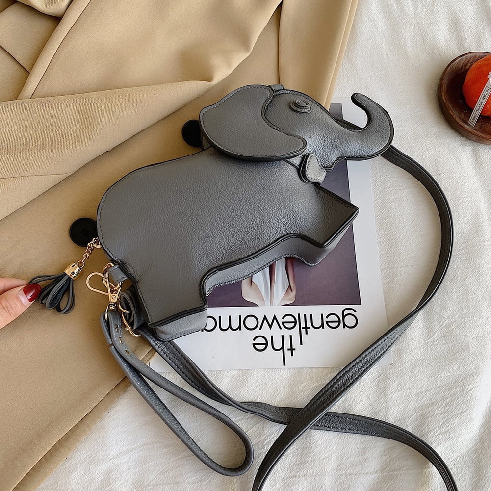 Akerlok Fashion Women Elephant Solid Color Messenger Bag Mini