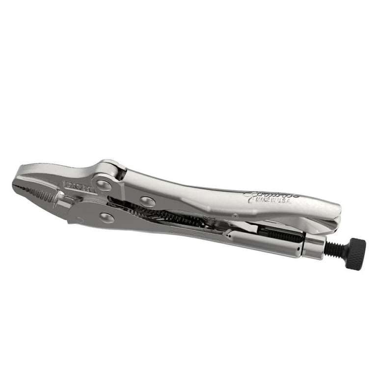 Eagle Grip LP7WC Locking Pliers, Curved Jaw, Wire Cutter, 7 Inch