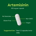 thumbnail image 6 of Bestvite Artemisinin 100mg (120 Vegetarian Capsules)-No Stearates - No Flow Agents, 6 of 7