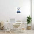thumbnail image 2 of Stupell Industries Navy Blue Bow Heels Chic Glam Bookstack Glam Painting White Framed Art Print Wall Art, 16 x 20, Design by Amanda Greenwood, 2 of 7