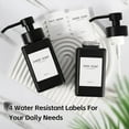 thumbnail image 5 of LZLINGMEI 2Pcs Foaming Soap Dispenser, Foaming Hand Soap Dispenser Set,Refillable Foam Soap Dispenser With Foaming Pump, Labels, Square Foam Soap Hand Dispenser For Bathroom, Kitchen, 5 of 14