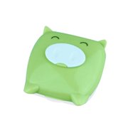 Eye Lens Case Cleaner Manually One Plastic Lens Cleaner Washer Cleaning Lenses Case Tool Green