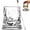 E, variant on Spinning Whiskey Glasses, Rotating Whiskey Glass with 360° Spinning Base, Heavy Classical Crystal Tumbler for Bourbon, Scotch, Rum, Cocktail Gift for Men