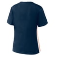 thumbnail image 4 of Women's WEAR by Erin Andrews  Navy Houston Astros Notch Neck Cropped T-Shirt, 4 of 4