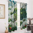 thumbnail image 2 of Blackout Curtains Decor Fairy Tale Cabin Balloon for Bedroom Living Room Grommet Window Drapes 2 Panel Set, 2 of 5