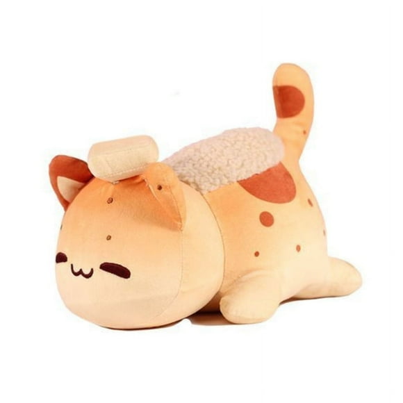 aphmau Poupée Chat en Peluche Bread Cat 25cm Meilleur Cadeau pour Enfants Adultes