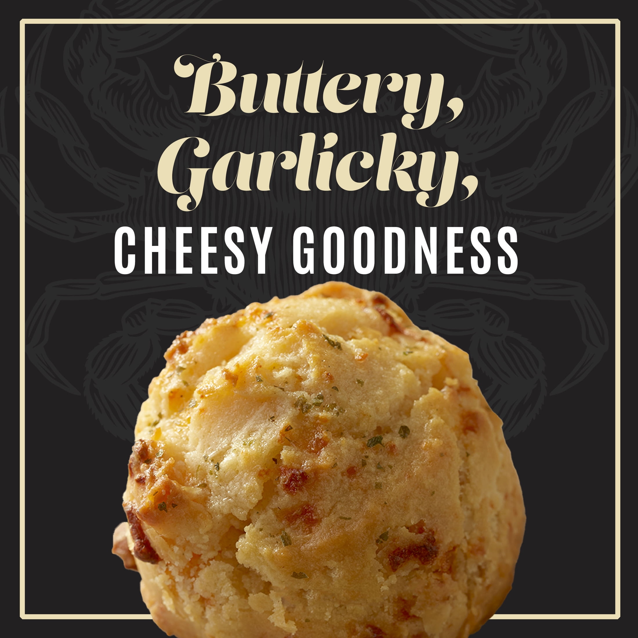 Red Lobster Frozen Cheddar Bay Biscuits, Ready to Bake Frozen Bread Biscuits, 8 Count, 15.66 Oz Box