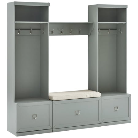 Crosley Furniture Harper 4 Piece Modern Wooden Entryway Storage Set in ...