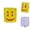 Yellow, variant on RoomBacks  Blue Frown Face Plastic Full Face Mask, Classic Downcast Expression Costume Mask With Elastic Rope, Novelty Dress-Up Mask For Halloween, Cosplay, Themed Party, Carnival, Stage Performance