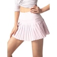 thumbnail image 6 of WIBACKER Womens Tennis Skirts High Waisted with Pockets Built-in Shorts Workout Running Pleated Athletic Golf Skorts, 6 of 8