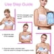 thumbnail image 2 of USB Wireless Chest Massager, Portable Electric Vibrating Breast Lifter with Remote Amplified Heat Compression and Anti-Sagging Function (Purple), 2 of 5