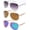 3 Pairs Silver , Gold Mirror & Green, variant on IG9532-SL&GDMR&GN-3PK