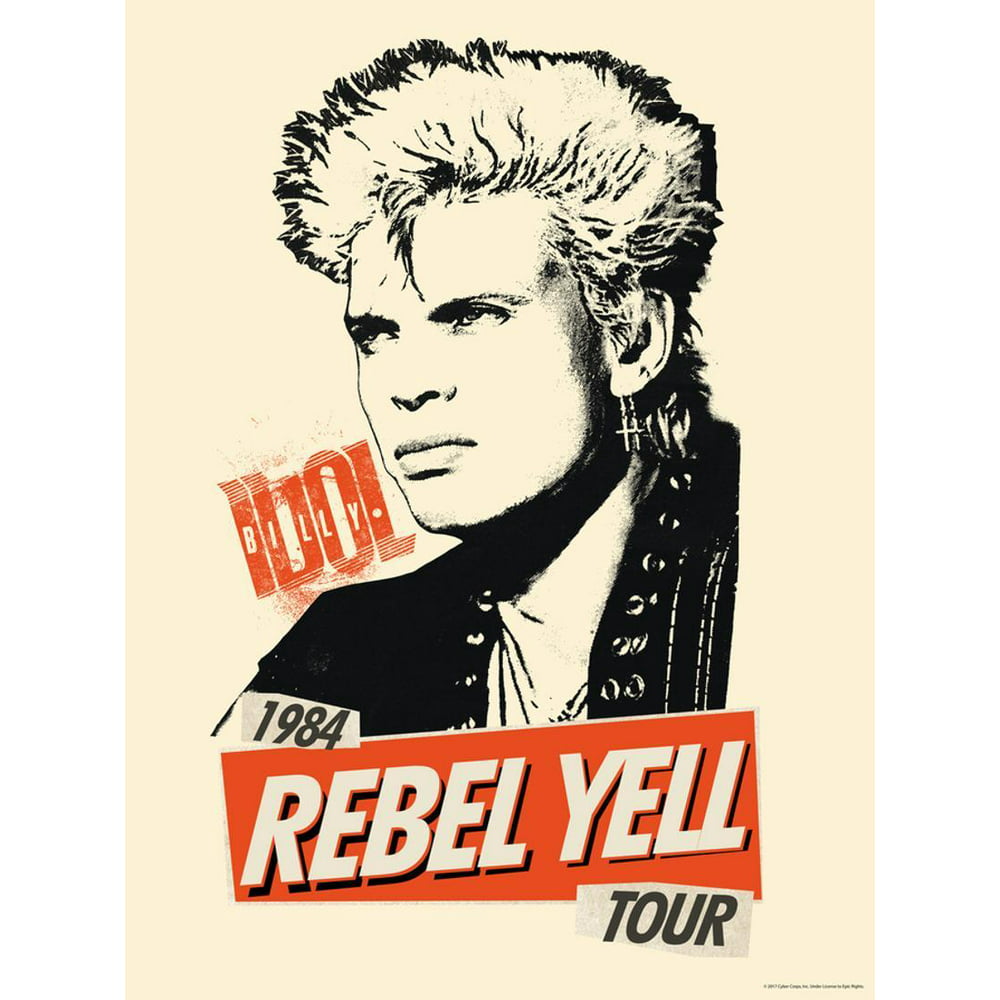 billy idol rebel yell tour 1984