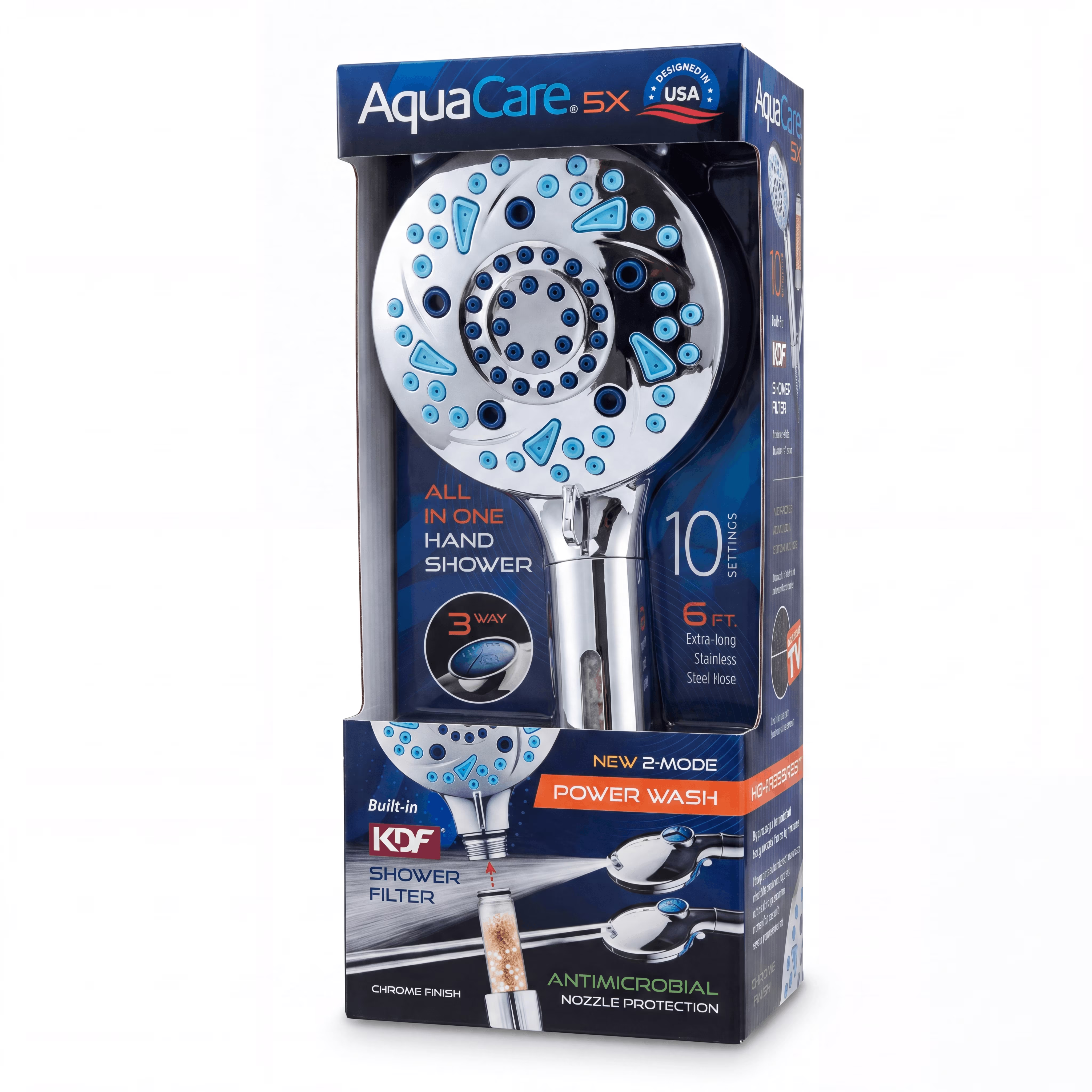 AquaCare 3.0 Handheld Showerhead with Built-in Shower Filter photo 5