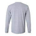 thumbnail image 2 of Gildan Men's 2400 Long Sleeve Ultra Cotton Crew Neck T Shirt Ash Grey S, 2 of 3
