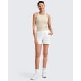 thumbnail image 6 of G4Free Workout Tank Tops for Women Slim Fitted Racerback Ribbed Athletic Gym Yoga Tanks Summer Casual, 6 of 8
