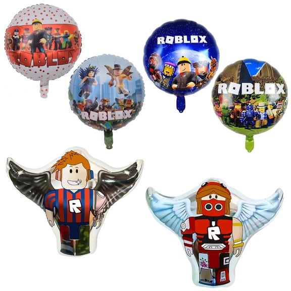 Roblox Birthday Party Balloons Foil,  6PCS
