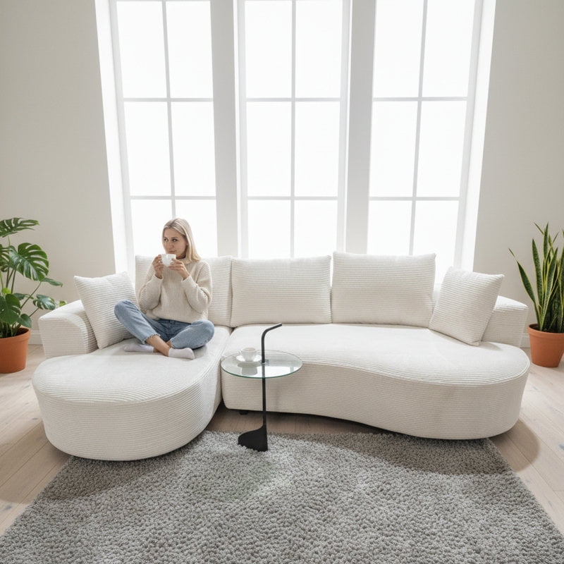 US Pride Compression 111.6'' Curved Modular Sectional