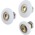 thumbnail image 1 of 4 Sizes Shower Door Rollers Runners Wheels Replacement Part Bathroom Glass Door Runner Sliding(27mm), 1 of 4
