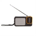 thumbnail image 1 of Radio Portátil FM/AM con Linterna, Radio Recargable, Altavoz Bluetooth, Tarjeta TF, Reproductor de Música MP3, Altavoz Inalámbrico, B, 1 of 5