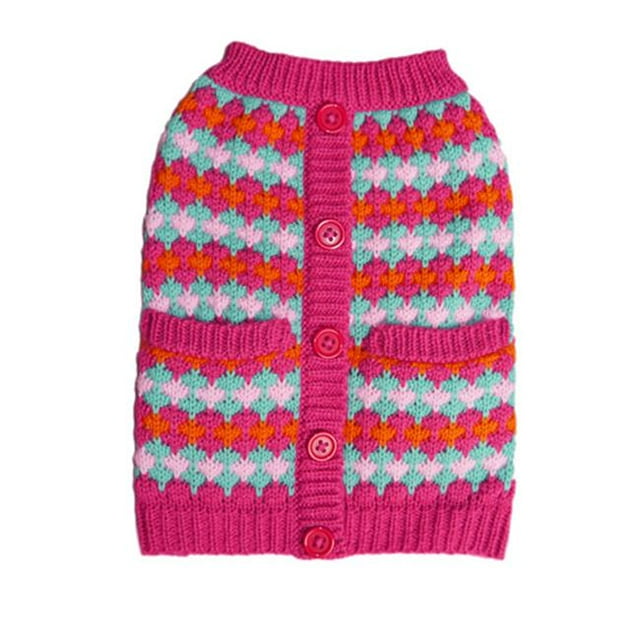 Pooch Outfitters PZSP-M Zoe Sweater, Pink - Medium