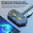 thumbnail image 4 of Expansor de Concentrador USB 3.0 Tipo C de 7 Puertos Adaptador OTG de Alta Velocidad de 5 Gbps Estación de Acoplamiento para Computadora Portátil Disco Duro Ratón Teclado B, 4 of 5