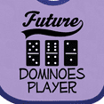 thumbnail image 4 of Inktastic Future Dominoes Player Game Boys or Girls Baby Bib, 4 of 4