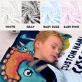 thumbnail image 4 of AOLOA Personalized Toddler Nap Mat for Daycare, Custom Name Kids Sleeping Bag with Pillow and Blanket for Preschool Kindergarten, Navy Dinosaur Design Nap Mats Easy Carry, 4 of 8