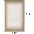 thumbnail image 2 of Abstract 5x7 Area Rugs for Living Room-Washable Carpets for Modern Nursery Bedroom Dining Room Home Office Rug Contemporary Neutral Brown & Beige, 2 of 14