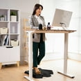 Costway Ergonomic Cushioned Work Desk Floor Mat, Portable Anti-Fatigue ...