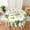 Black8, variant on Lemon Yellow Spring Summer Fruit Round Tablecloth 60 Inch, Decorative Holiday Home Party Table Cloth for Kitchen Dining Picnic Table Cover