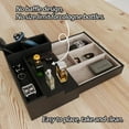 thumbnail image 2 of RFCUIBIJ Pine Wood Cologne Stand Organizer for Men  3 Tier Cologne Display Shelf Organizer with Hidden Compartment and Velvet Lining Drawer  Perfume Display Holder, 2 of 7