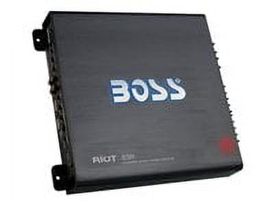 Boss Audio Systems Riot R2504 1000W 4-Channel Class A/B Vehicle Audio Amplifier, Black, 5.8 lbs
