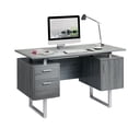 thumbnail image 3 of Techni Office Solutions 47.25" Gray Unique Techni Mobili Modern Office Desk with Storage, 3 of 7