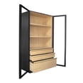 thumbnail image 6 of Moe's Home Collection Charlotte Tall Cabinet Black Wood Cabinets & Storage, 6 of 6