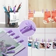 thumbnail image 4 of 50 Piezas Pequeñas De Plástico Transparente Para Herramientas, Clips De Papel, Pinzas Para Ropa, Clip Para Línea De Ropa, Clips Para Fotos, 1,4 X 0,25 Pulgadas, Mini Pinzas Para Ropa, Baby Shower, Alf, 4 of 5