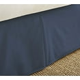 thumbnail image 2 of Merit Linens Solid Microfiber 14" Bed Skirts, Twin, Blue, 2 of 3