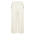 thumbnail image 7 of Delayuji Womens Cotton Linen Pant Casual Daily Embroidery Flora Printed Wide Leg Pant Retro Style Pants Plus Size M-4XL, 7 of 7