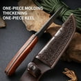 thumbnail image 5 of solid wood handle knife hunting knife, barbecue knife home knife kitchen knife is suitable for home outdoor camping fishing, 5 of 10