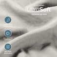thumbnail image 3 of Bare Home Washed Sheet Set - Premium 1800 Collection - Deep Pocket - 4 Piece - Queen, Fog, 3 of 8