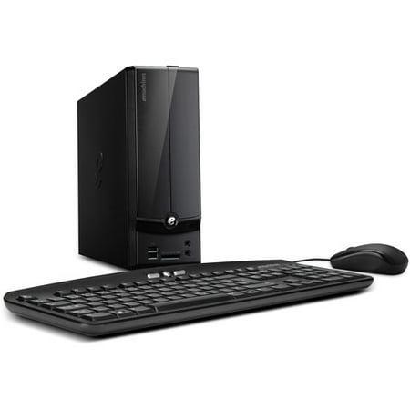 eMachines Black EL1360G-UW11P Desktop PC with AMD Dual-Core E-300 Processor, 4GB Memory, 500GB Hard Drive and Windows 7 Home Premium
