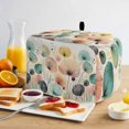 thumbnail image 2 of Toaster Cover 2 Slice, Vintage Spring Floral Dustproof Bakeware Oven Protector with Top Hook, Summer Botanical Abstract Art Waterproof Small Kitchen Appliance Toasters Dust Cover, 12"x7.5"x8", 2 of 9
