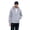 A1-Grey296, variant on Mens Solid Color Zip Up Hooded Jacket Elastic Cuff Outdoor Trekking Lightweight Windbreaker Coat